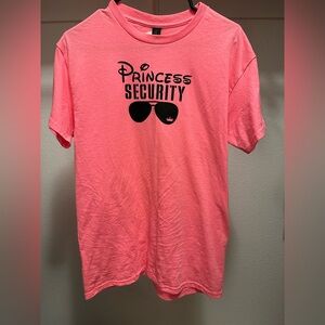 Princess Security women/teen T-Shirt - Pink